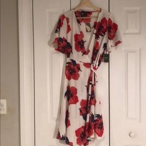 Forever 21 floral summer wrap dress
